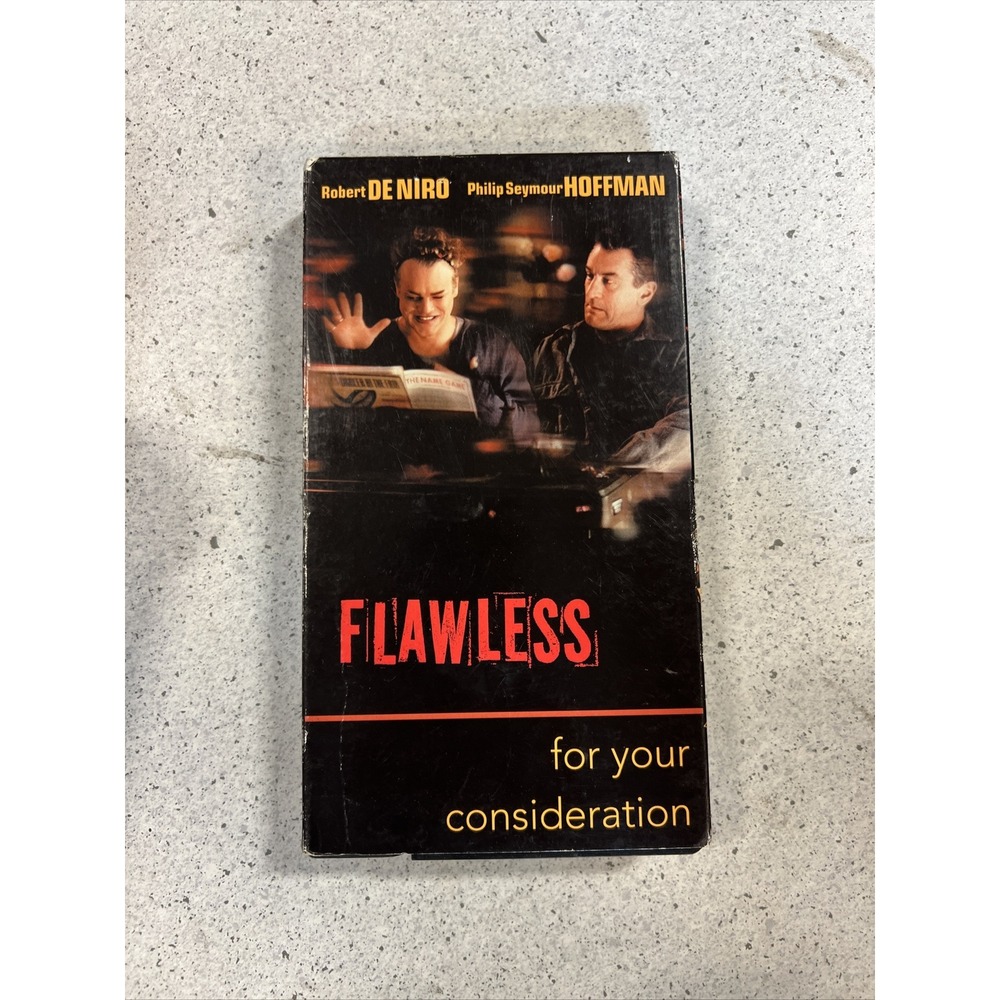 Flawless FYC VHS MOVIE flamboyant Robert De Niro 1999 FOR YOUR CONSIDERATION